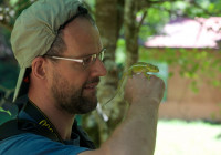 Michel with a Calumma sp.