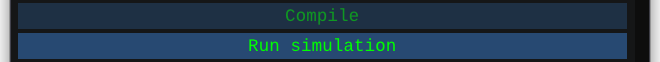 Compile and Run Simulation